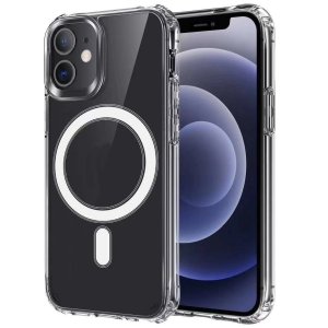 Case For iPhone 15 Pro Shockproof Transparent Magnetic