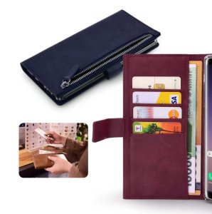 Case For iPhone 12 Mini in Bordeaux Molancano Pouch Zip