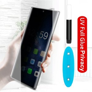 Screen Protector For Samsung S10 Plus Full UV Glue Privacy Tempered Glass