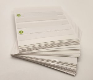 Factory Box Seal For iPhone White Paper Card Pack of 2