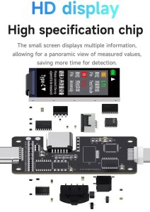 Mechanic T-824 Charging Port Pin Tester Current Power Check Type-C 8 Pin Phones