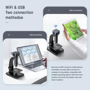 WiFi Digital Microscope 5mp 2000x