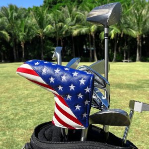 USA Flag Golf Putter Club Head Cover Headcover