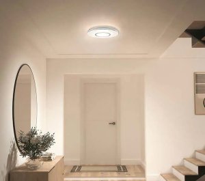 Artika Horizon 13-Inch LED Flush Mount featuring Adjustable Color Temperature