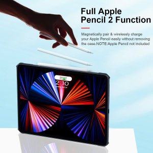 Case For iPad mini 6 8.3 2021 6th Gen with Apple Pencil Support Black XUNDD