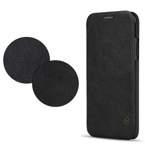 Flip Case For iPhone 6 Plus G Case Business Series PU Leather in Black