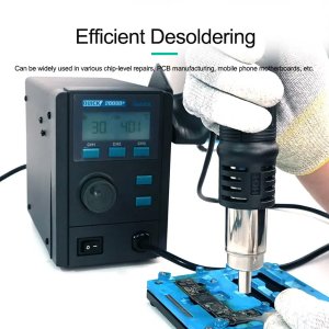 QUICK 2008D+ Desoldering Rework Station Hot Air Gun For Mobile Phone Repair 220V