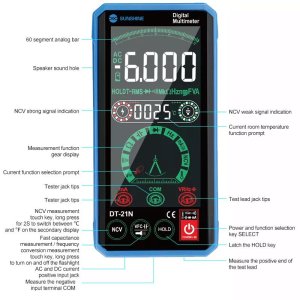 Sunshine DT21N Digital Multimeter With Touch Control For Phone Repair