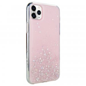 Case For iPhone 11 Pro Switcheasy Pink Starfield Quicksand Style