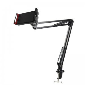 Stand Mount For Phone Tablet 360 Adjustable Long Arm Holder Bracket