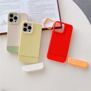 Case For iPhone 13 3 in 1 Designer in Blue Orange