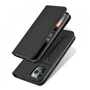 Case For iPhone 12 Pro Max 6.7 Black Luxury PU Leather Wallet Flip Card Cover