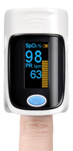 Fingertip Pulse Oximeter Blood Oxygen Saturation Monitor