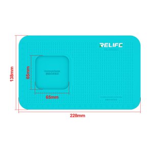 Relife RL-004DM Silicone Pad With Camera Cut Out For Screen Protector Application