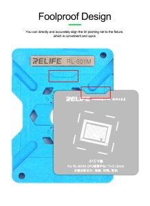 Solder Reballing Kit Relife RL601W For iPhone 13 A15 Tin Planting