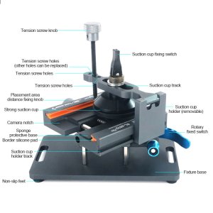 Relife RL-601s Plus 360 Degrees Holder For iPhone Back Glass Removal With Sucker