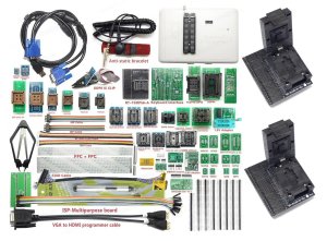 RT809H EMMC NAND FLASH Programmer With 51 Adapters Plus BGA63 and BGA64 Sockets