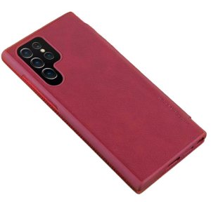 Case For Samsung S23 Plus G Case PU Leather Flip in Red