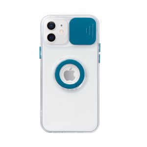 Case For iPhone 13 in Dark Cyan With Camera Lens Protection