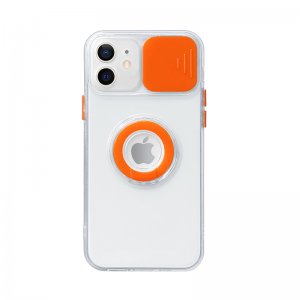 Case For iPhone 13 in Orange With Camera Lens Protection