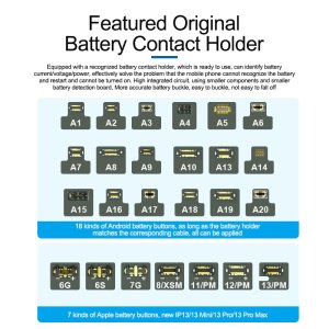 Sunshine SS905d DC Power Cable For iPhone 6 to 14 and Android Logic Boards