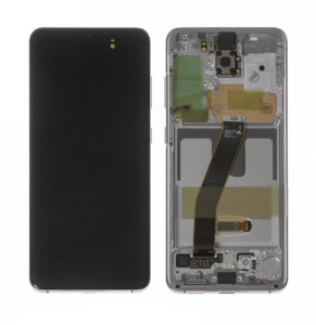 Lcd Screen For Samsung S20 5G G981F and S20 G980F in Grey