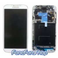 Lcd Screen For Samsung i9505 S4 White Frost Full Unit