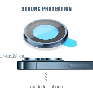 Camera Protectors For iPhone 12 Pro Set Of 3 Glass Silver