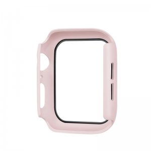 Case Screen Protector For Apple Watch Series SE 6 5 4 44mm Pink Sand