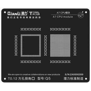 Stencil For iPhone A7 CPU Module QianLi ToolPlus 3D iBlack