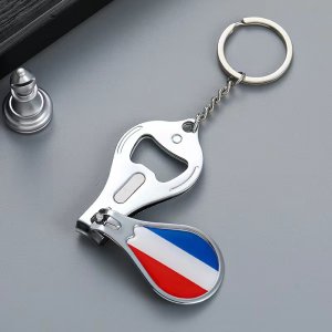 Keychain Bottle Opener Nail Clipper Keyring France