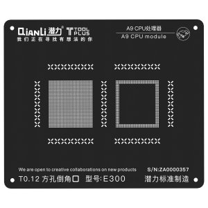 Reballing Stencil For iPhone A9 CPU Module ToolPlus QianLi 3D iBlack