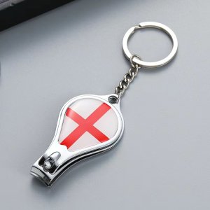 Keychain Bottle Opener Nail Clipper Keyring England