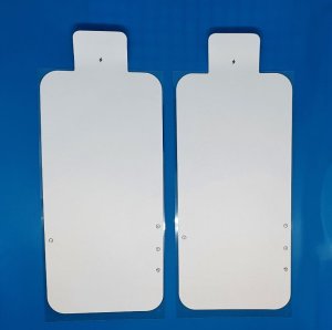 Factory Seal For iPhone 12 12 Pro White Paper Card Screen Protection Pack of 2