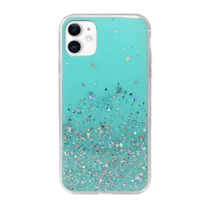 Case For iPhone 11 Switcheasy Blue Starfield Quicksand Style