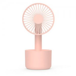 Portable Rechargeable Daisy Fan with 3 Speeds Pink