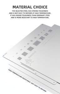 Reballing Stencil For iPhone X-14 BGA CPU IC Qianli 6 Piece Set Bumblebee