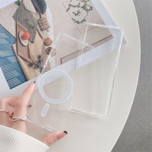 Case For Samsung Z Fold 5 Transparent Magnetic