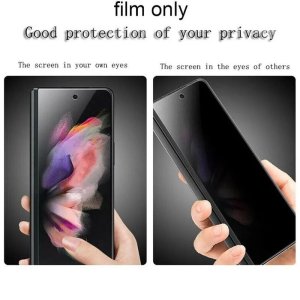 Privacy Screen Protector For Samsung Galaxy Z Fold Flip 5 4 3 Hydrogel Inner Out