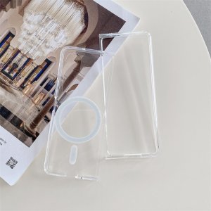 Case For Samsung Z Fold 5 Transparent Magnetic