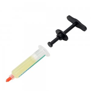 Flux Mate Dispenser Plunger For Syringe Based Liquid Flux Application