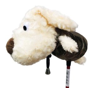 Head Cover For Golf Club Wood #3 #5 Fluffy Big Dog