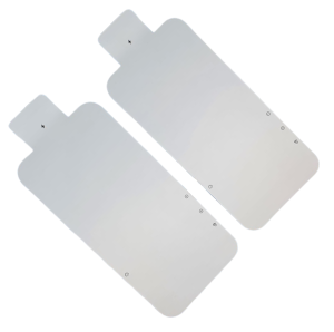 Factory Seal For iPhone 15 Plus White Paper Card Screen Protection Pack of 2