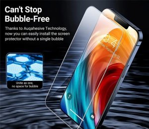 Screen Protectors For iPhone 14 13 13 Pro Triple Pack 3 x Full Cover