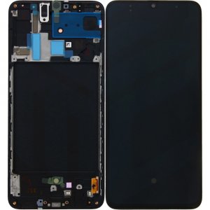 Lcd Screen For Samsung A70 A705 in Midnight Black