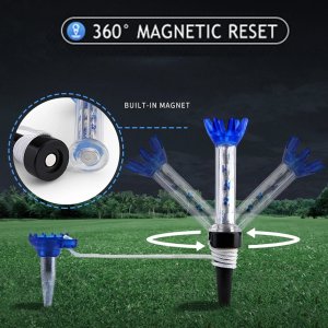 Flexible Magnetic Tee Head Portable Built In Spring Blue