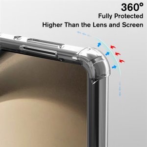 Case For Samsung Z Fold 5 Transparent Magnetic