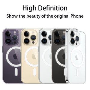 Case For iPhone 15 Shockproof Transparent Magnetic