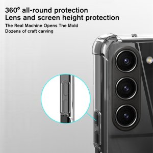 Case For Samsung Z Fold 5 Transparent Magnetic