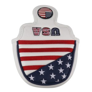 USA Flag Golf Half Mallet Putter Club Cover Headcover